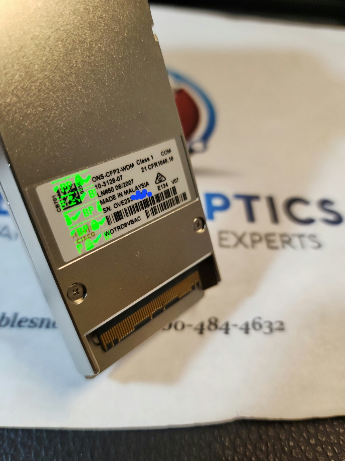 Cisco ONS-CFP2-WDM 100GB QPSK/200G 16-QAM - WDM CFP2 Transceiver- 2 Yrs Warranty