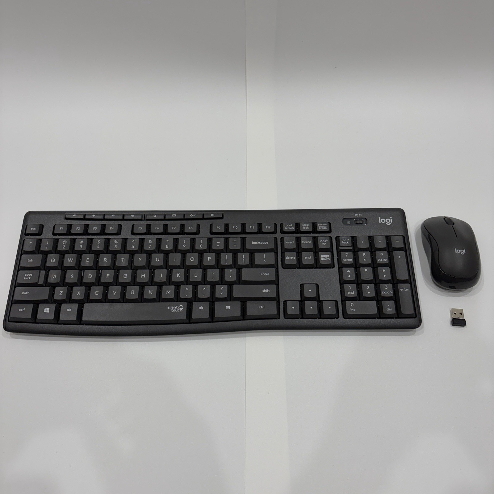 Logitech K295 Silent Wireless Keyboard & M220 Mouse Combo - Black