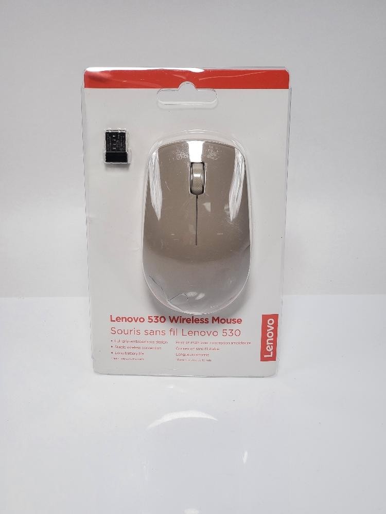 Lenovo 530 Wireless Mouse 2.4GHz USB 1200 DPI Optical Almond Color
