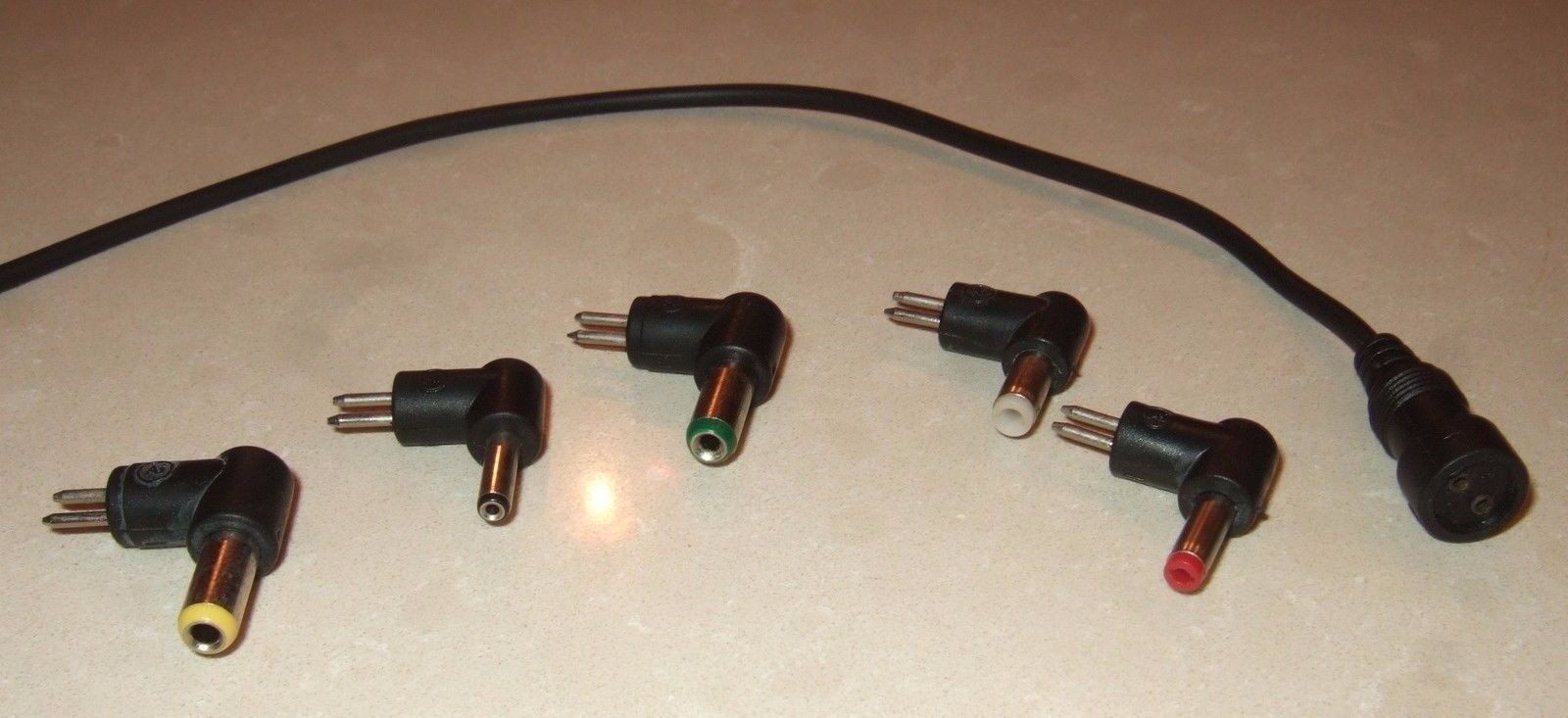 Adaptaplug Universal AC DC Adapter Tip W/ Power Cord Pin Plug Laptop 10 Lots 5