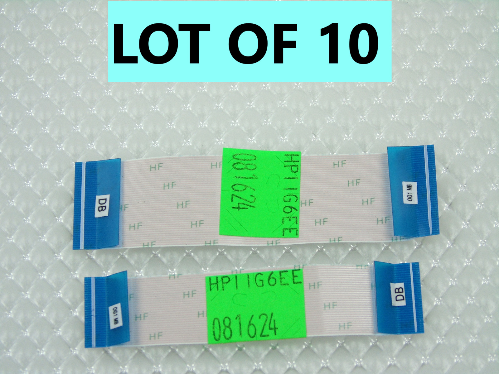 Lot of 10 - HP ChromeBook 11A G6 EE USB Daughter Board Ribbon Cable (Qty10 Pair)