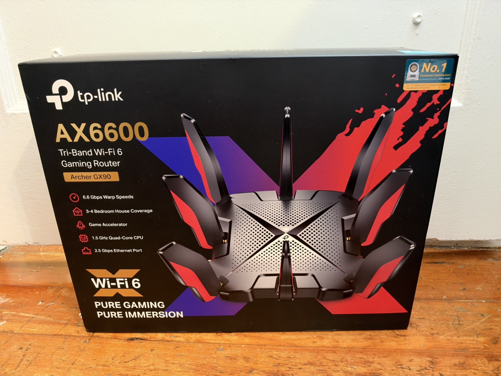 TP-Link AX6600 WiFi 6 Gaming Router Archer GX90 Tri Band Wireless Router