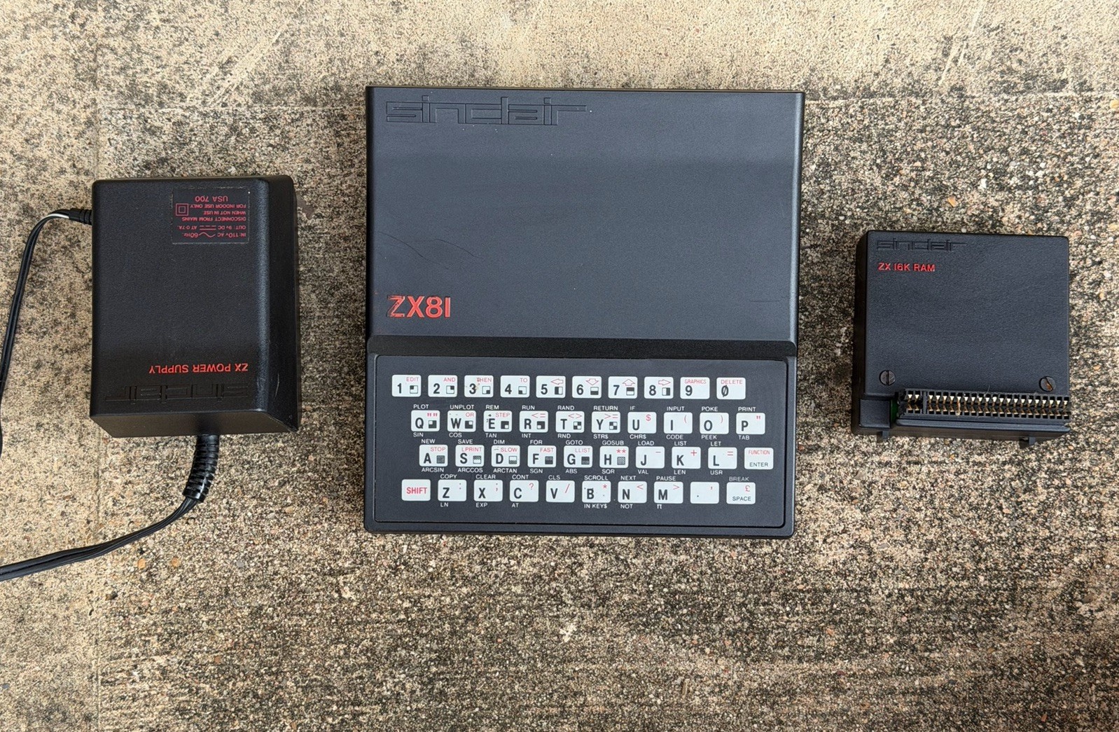 Vintage Sinclair ZX81 Personal Computer, Untested W/ Power Cable