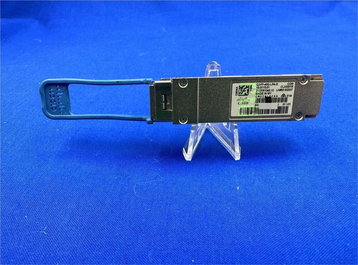 QSFP-40G-LR4-S Cisco 40GB-LR4 10-3115-01 QSFP SMF LC Optic Transceiver Hologram