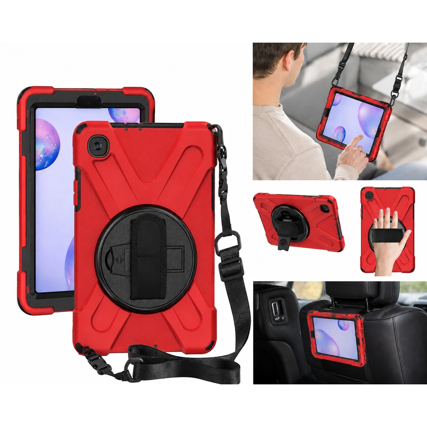 ZenRich Heavy Duty Shockproof Case for Samsung Galaxy Tab