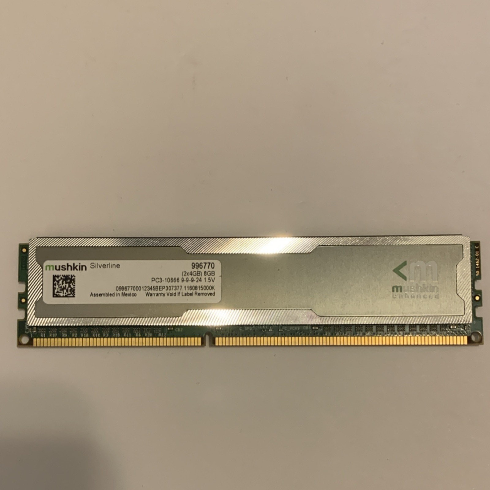 Mushkin Enhanced Silverline 4GB DDR3-1333 DIMM PC3-10666 RAM 996770