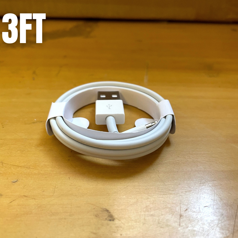6Pack 3/6Ft USB Fast Charging Cable Data Lot For Apple 12 11 Pro 8 Charger Cord