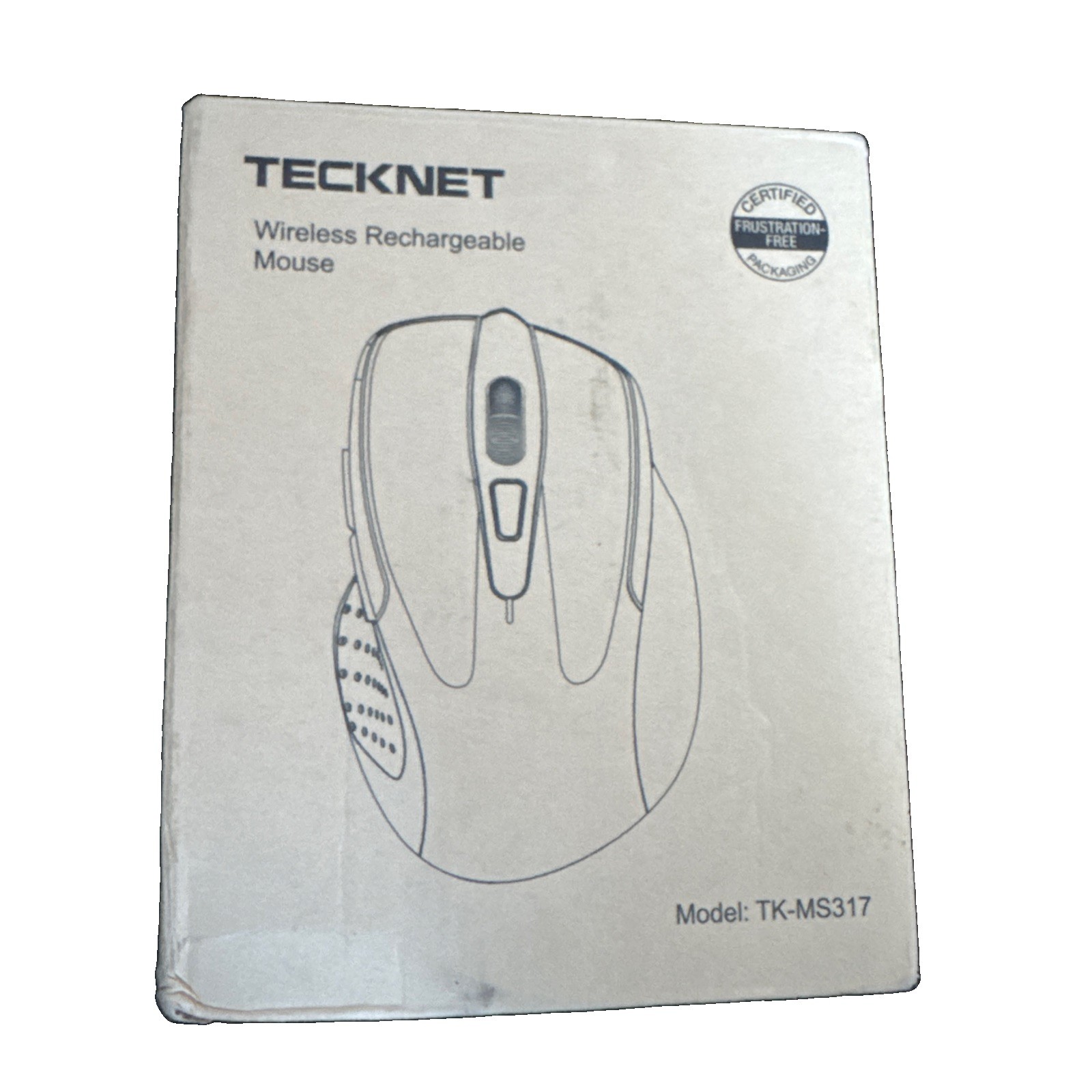 TeckNet Wireless Rechargeable Optical Mouse TK-MS317 Standard Model