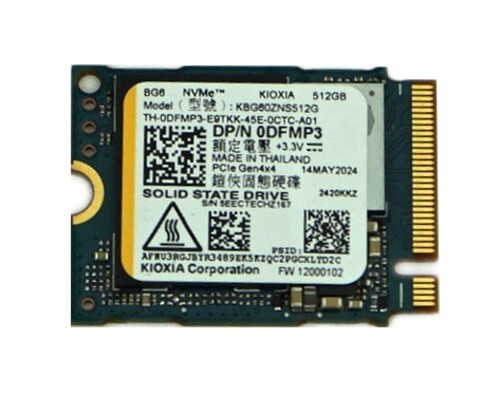 SSD Drives Dell DFMP3 (Kioxia KBG60ZNS512G) 512GB BG6 Series Internal Solid