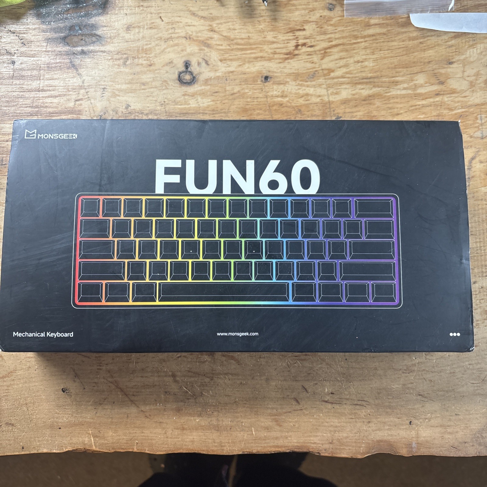 MonsGeek FUN60 Mechanical Gaming Keyboard Backlit Led Lighting Free Post
