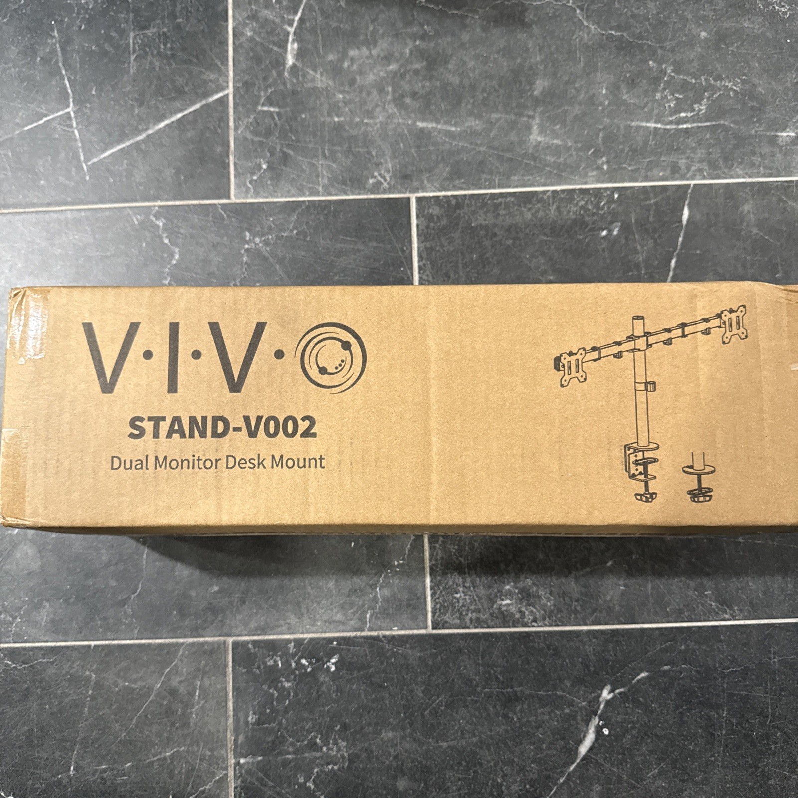 VIVO STAND-V002 Dual Monitor Desk Mount - New
