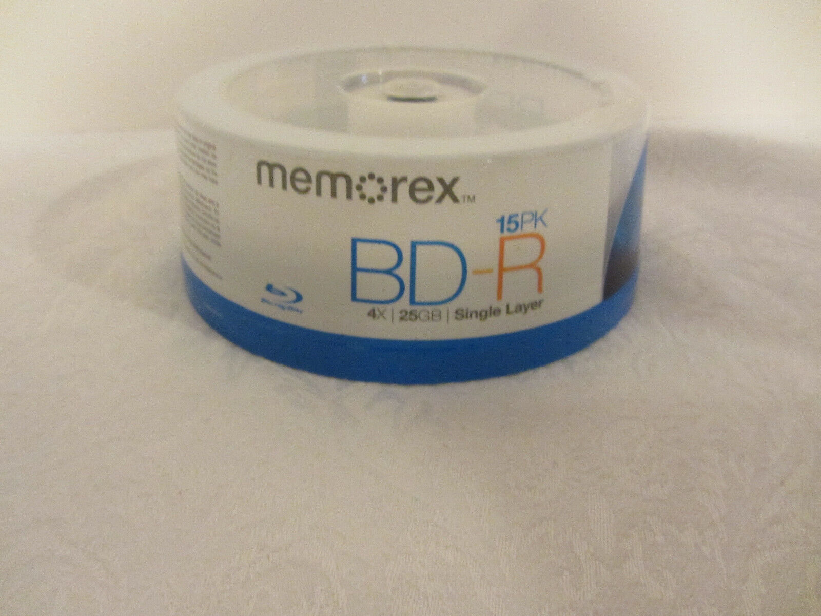 Memorex Blu-Ray BD-R 4x 25GB  (15 Pack) Single Layer Disks NEW SEALED