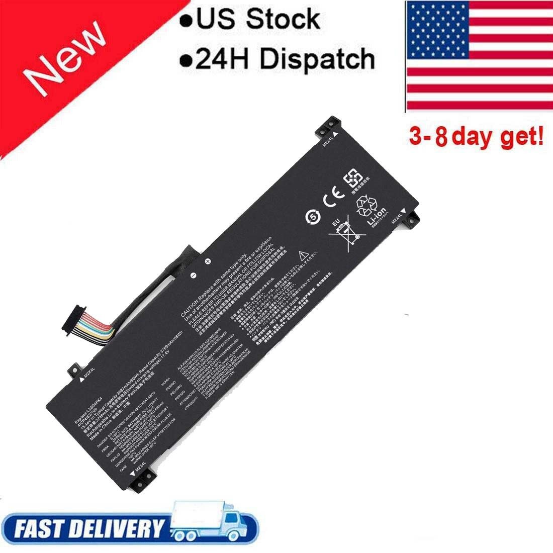 For Lenovo LOQ 15IAX9 Series L23B4PK4, L23M4PK4, L23D4PK4 Laptop Battery