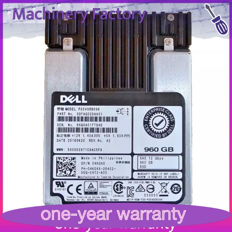 New NEW DELL 04KG4X 4KG4X PX04SRB096 960GB 2.5" SAS 12G RI SSD Solid State Drive