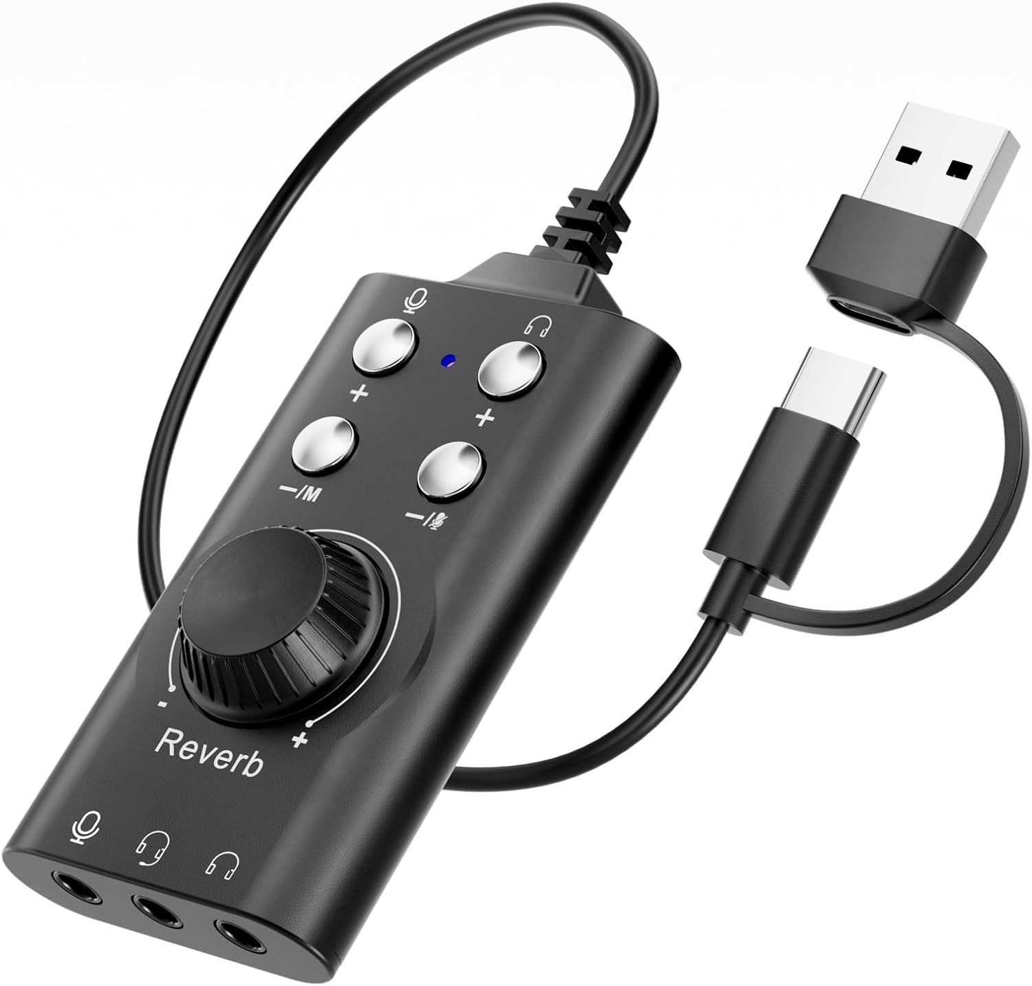 Portable Voice Changer, Virtual 7.1 Surround Sound Voice Disguiser Device wit...