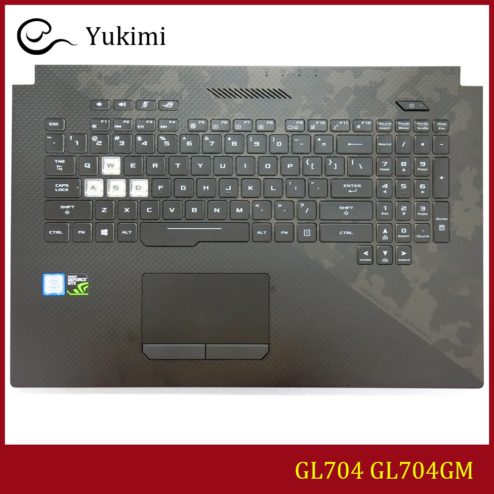 FOR ASUS GL704 GL704C GL704GM GL704GW Black C Shell Palmrest Keyboard Touchpad
