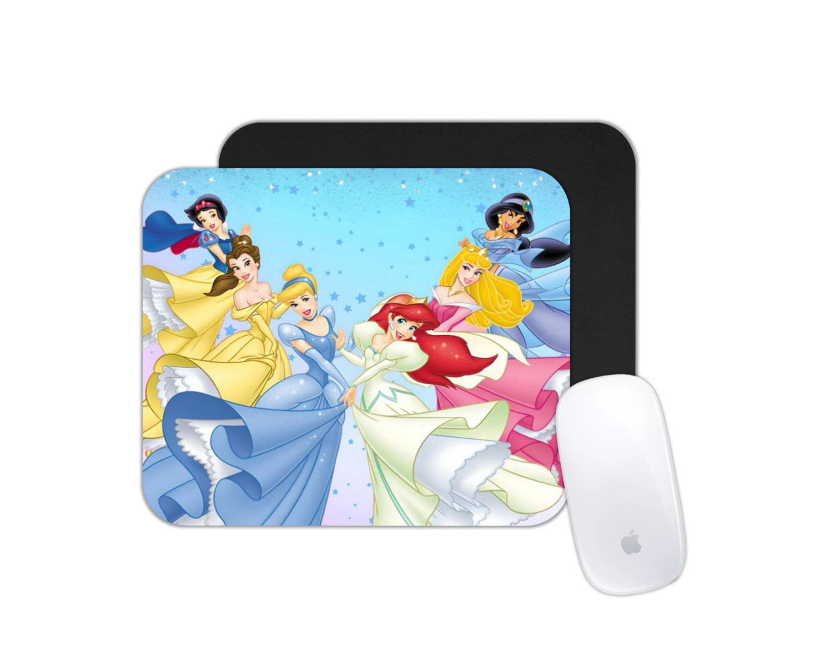 Princesses Mouse Pad | Dresses Princess Desk Mat Gift for Fairy Tale Love