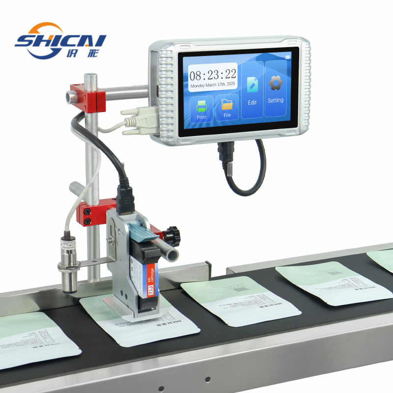 Automatic Production Line Inkjet Printer 12.7mm Print Height No Conveyor