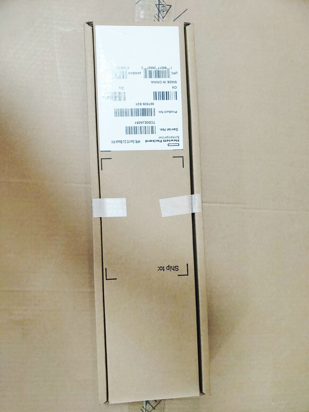 HPE 2U Security Bezel Kit ProLiant DL345 DL380 DL385 Gen10 Plus 867809-B21
