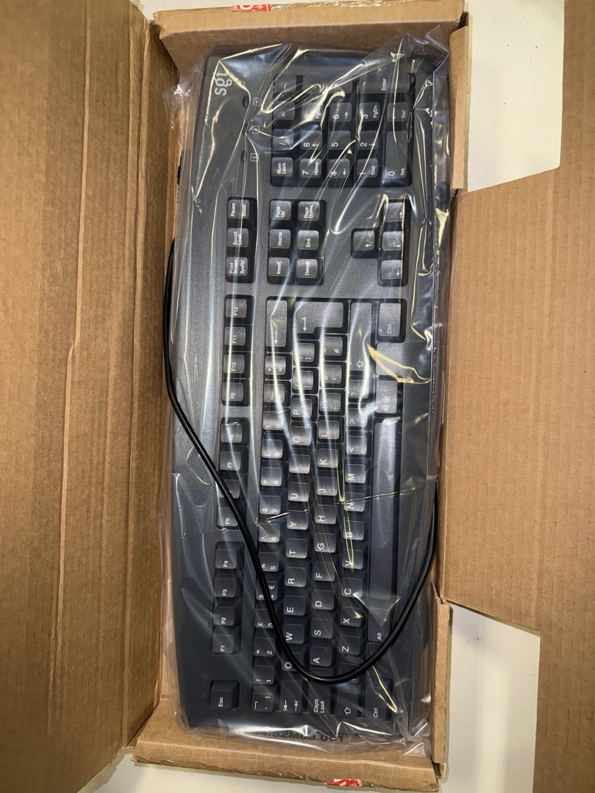 RARE NEW VINTAGE SILICON GRAPHICS SGI GREY PS2 KEYBOARD 062-0051-001 6512-BN