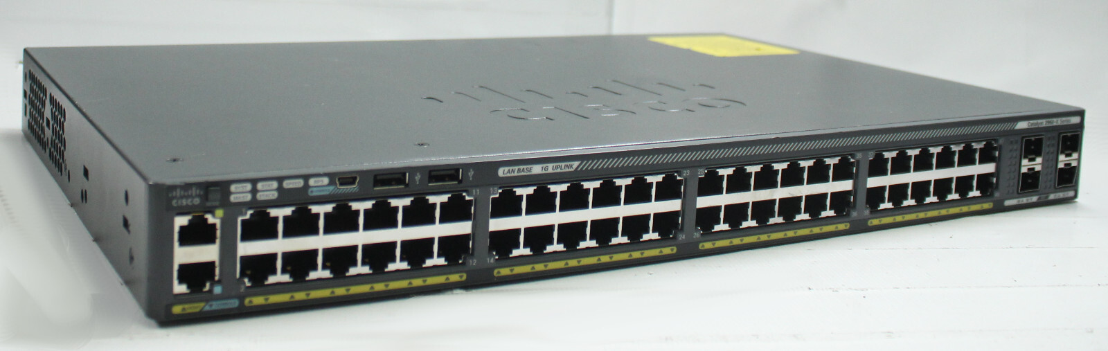 Cisco Catalyst WS-2960X-48TS-L V05 48-Port PoE+ Network Switch