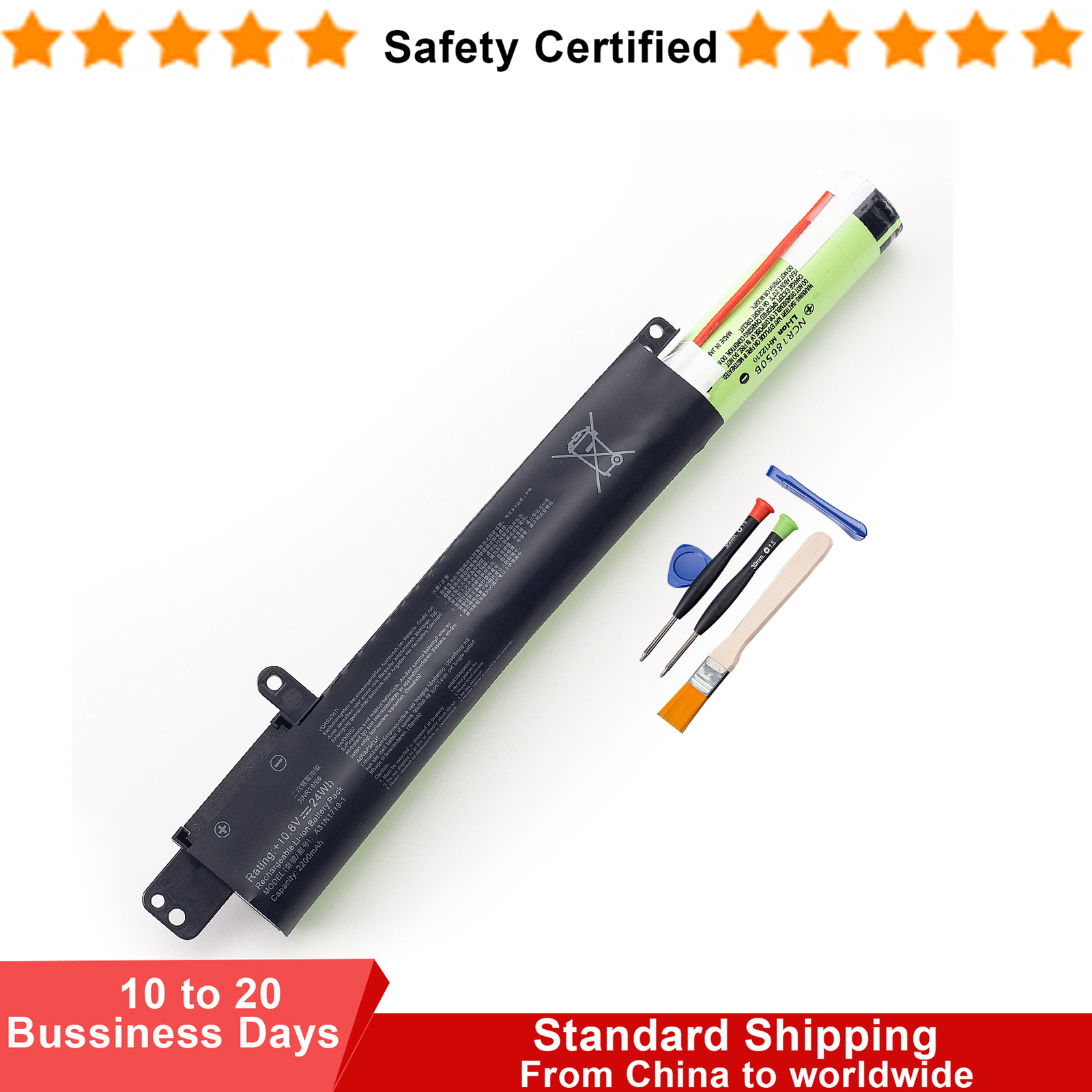 A31N1719 Battery For Asus X407ma X407ua X407ub X507la X507ma X507ua X507ub 24WH
