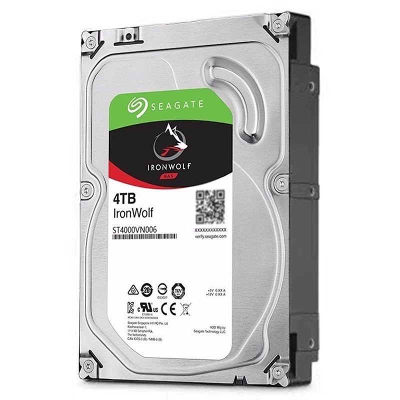 NewSeagate IronWolf 4TB ST4000VN006 NAS 3.5" 7200RPM SATA HARD DRIVE HDD