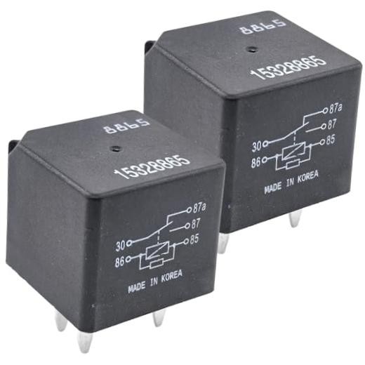 1538865 Relay (-Pack) 1V 40A 5-Pin SPDT Automotive Relay Compatible with 2