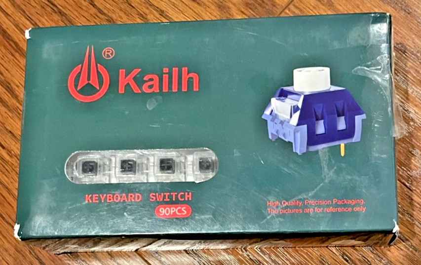 Kailh Mechanical Keyboard Switches 90 pcs New Multiple Types MX Style NIB