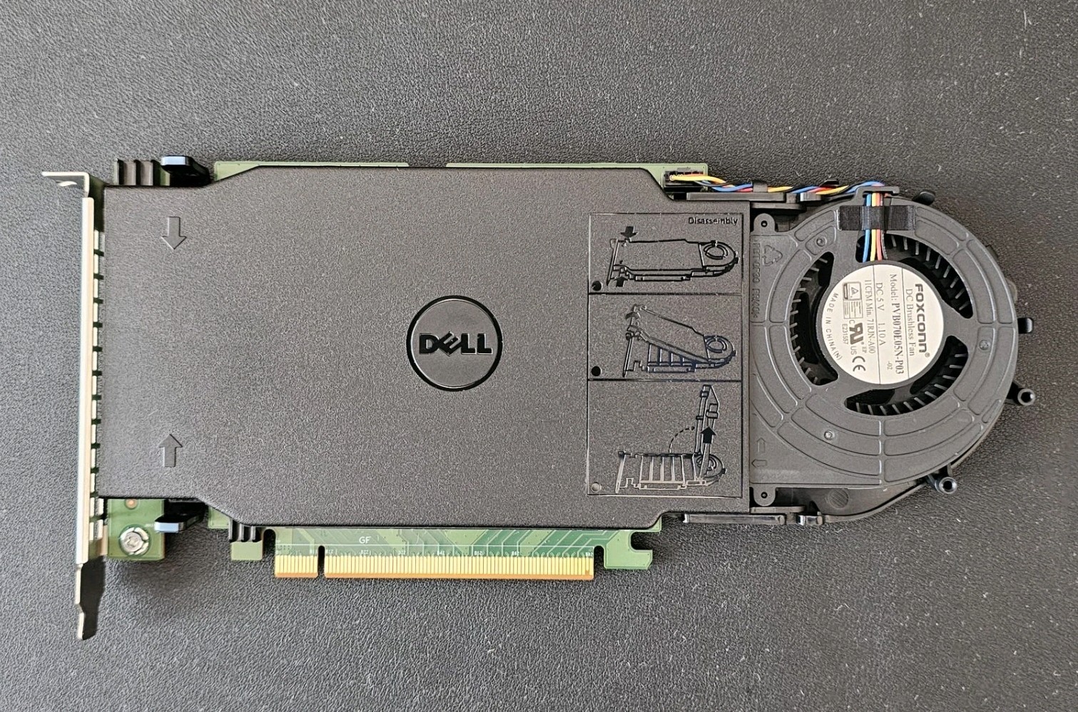Dell Ultra-Speed Drive Quad NVMe M.2 PCIe x16 SSD with 4 GEN-4 8TB SSD's OEM