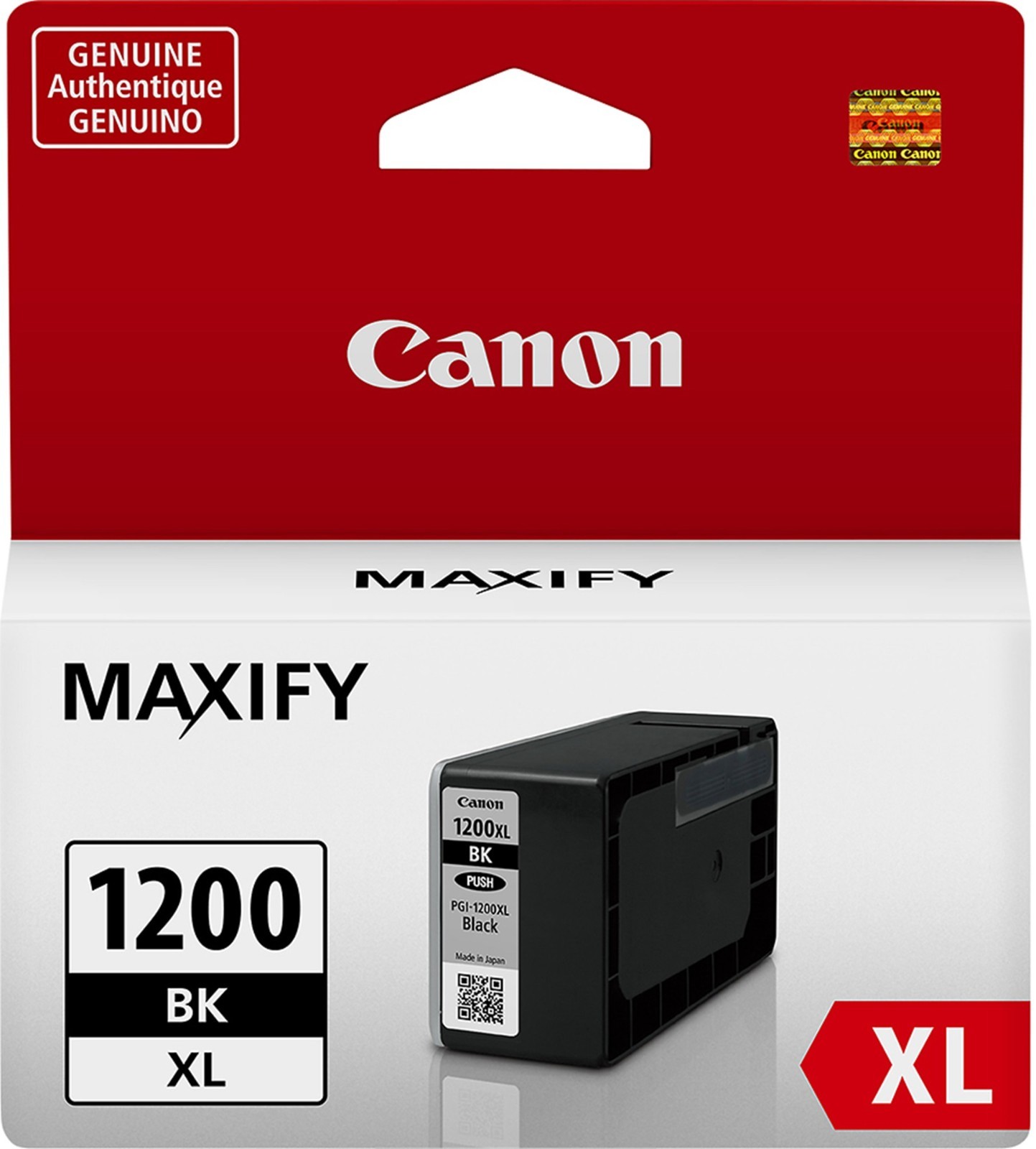 New Genuine Canon PGI-1200XL Black Ink Cartridges Bag