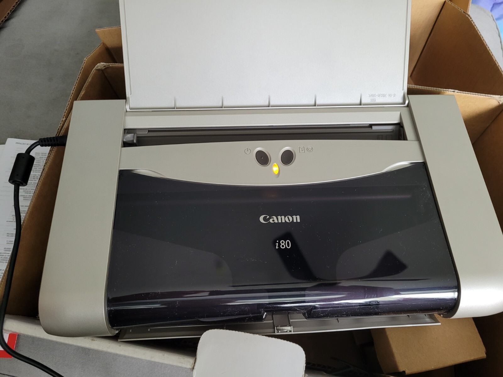 Canon I80 Digital Photo Color Bubble Inkjet Printer - Untested - Turns On