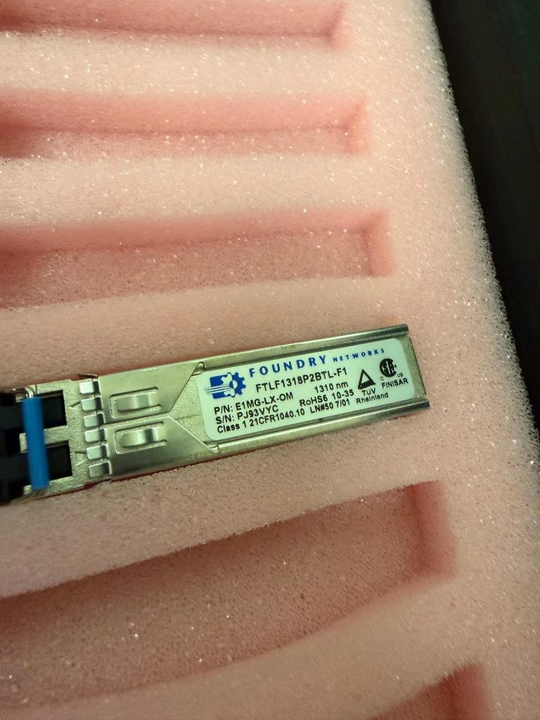 NEW Genuine Brocade E1MG-LX-OM 33211-100 1000BASE-LX SFP 10KM