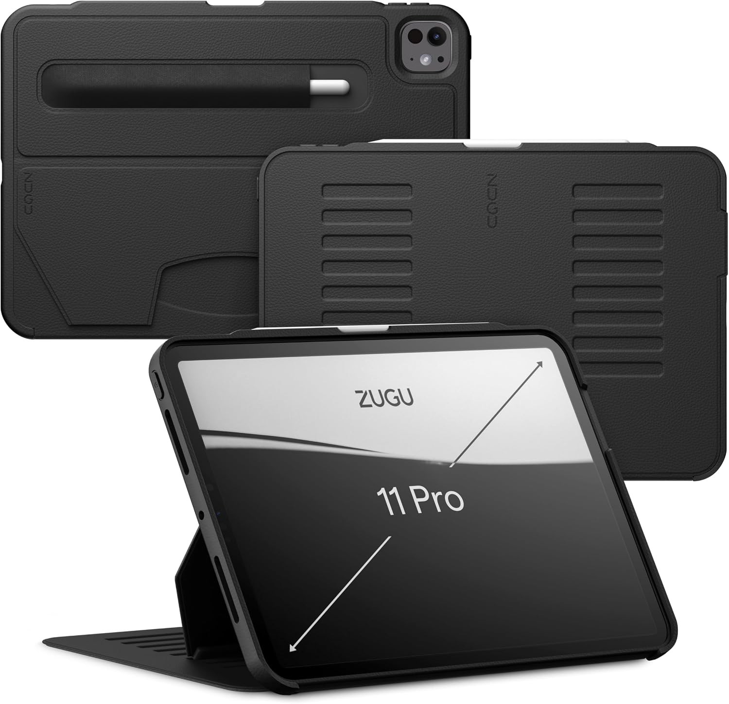ZUGU Case for iPad Pro 11 inch (M4/M5) 2024/2025 [Black]