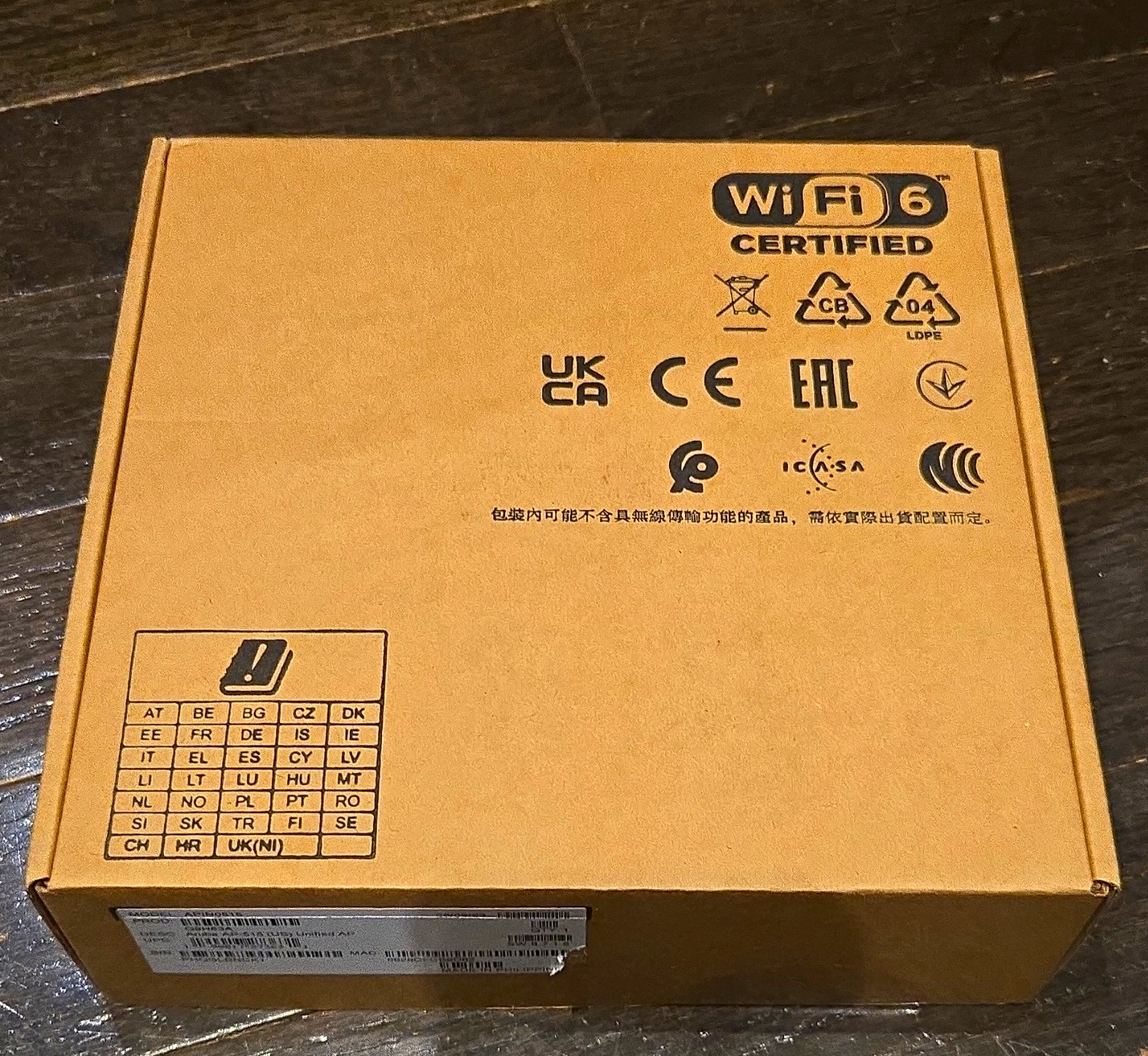 Aruba AP-515 Wi‑Fi 6 802.11ax Wireless Access Point 4800 Mbps Q9H63A