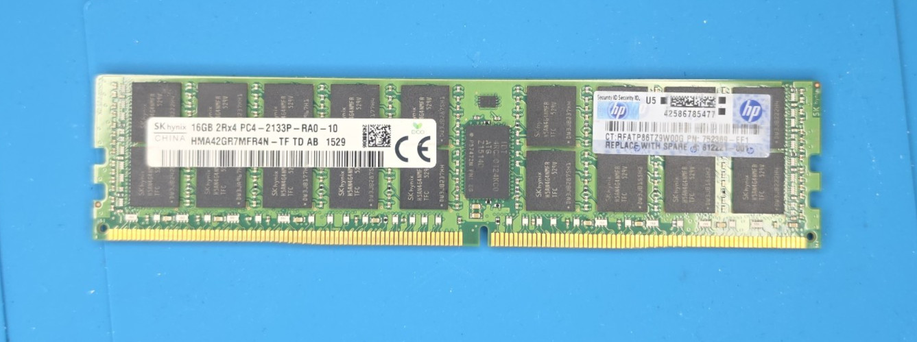 SK Hynix HMA42GR7MFR4N-TF 16GB DDR4 2133MHz HP OEM 752369-081 - Tested