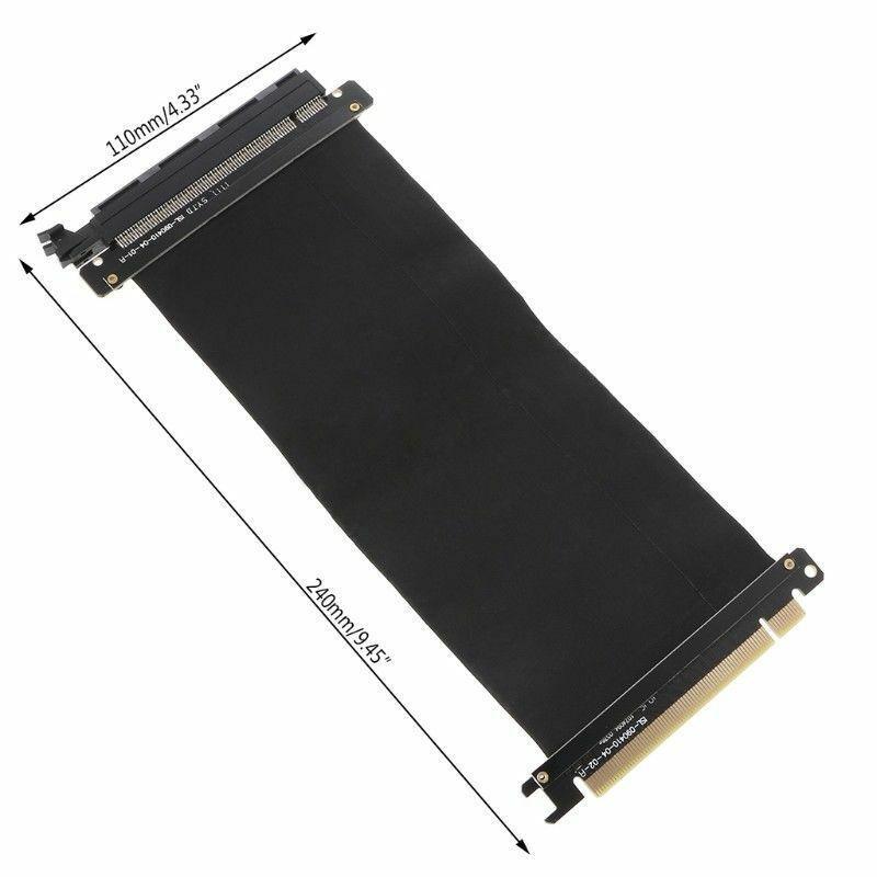 High Speed Express 3.0 PCI-E 16X Riser Card Flexible Extension Cable Adapter