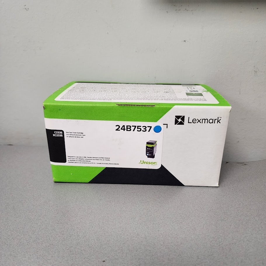 Lexmark 24B7537 Cyan Toner Cartridge C2335 XC2335 NEW