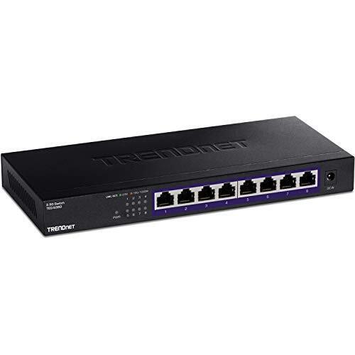 TRENDnet 8-Port Unmanaged 2.5G Switch, 8 x 2.5GBASE-T Ports, 40Gbps Switching