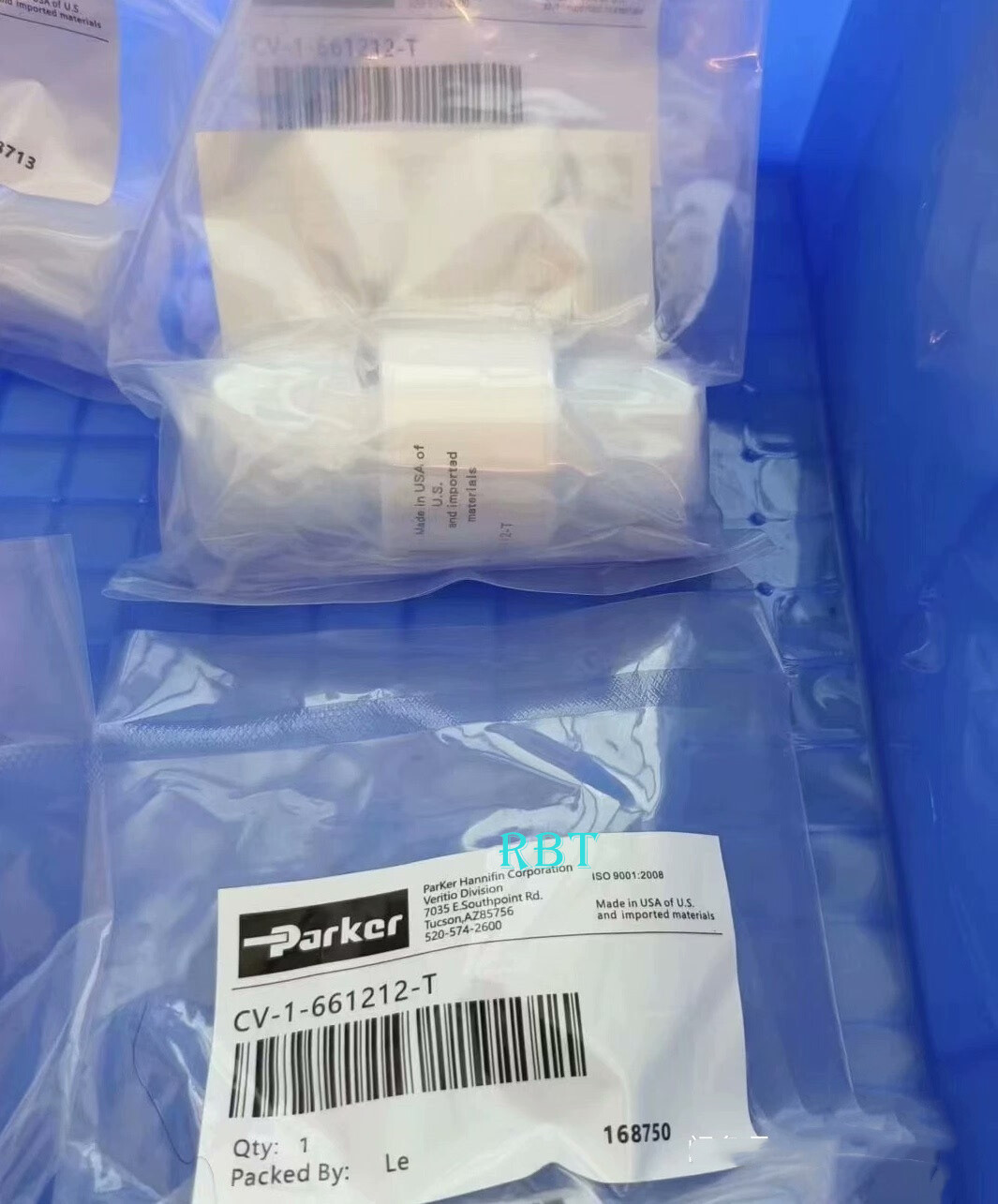 Parker CV-1-661212-T Check Valve Brand new fedex or DHL