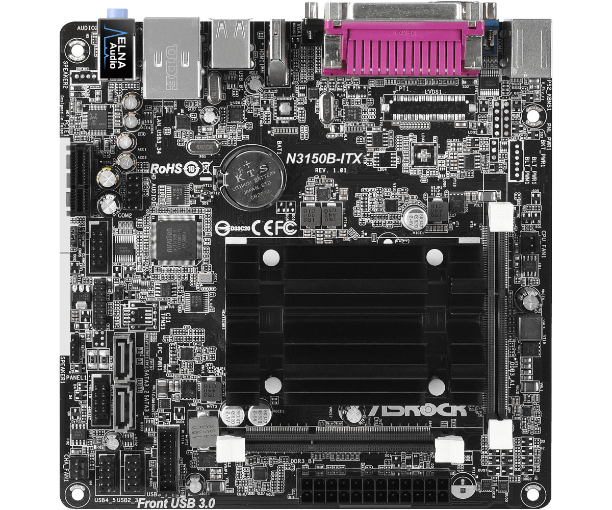 For ASROCK N3150B-ITX Motherboard N3150 DDR3 16G D-sub+HDMI Mini-ITX Tested ok