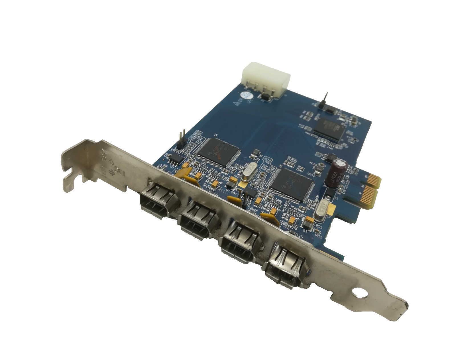 IOI FWx2-PCIE10 4 PORT PCI-EXPRESS FIRE IEEE 1394a FIRE WIRE CARD #GK13293