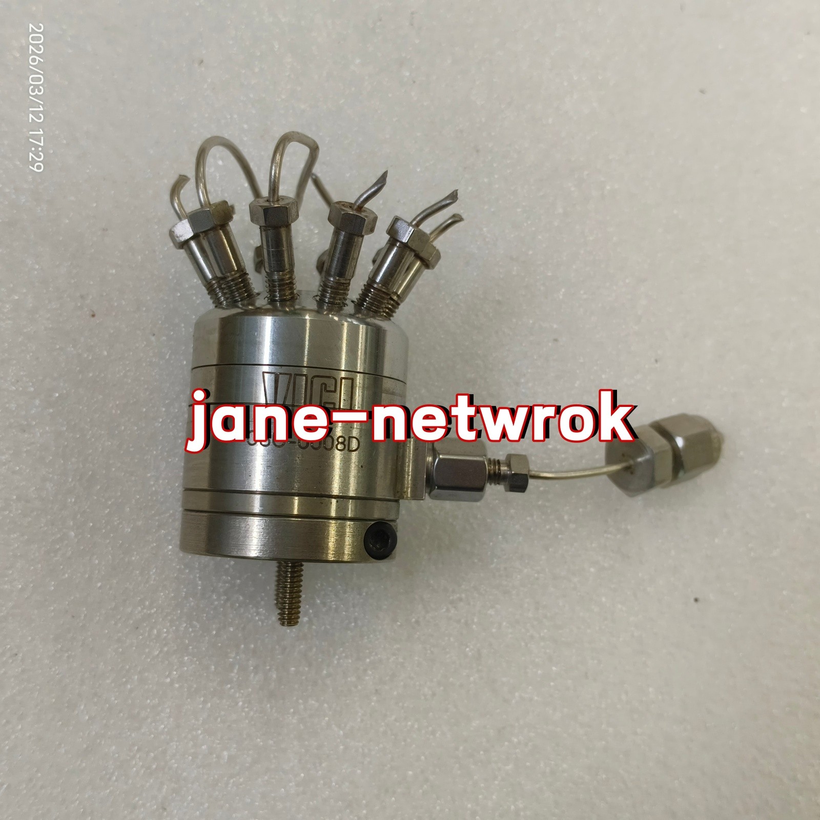 1PC USED 08U-0008D VICI Ten-way valve by Fedex or DHL 90days Warranty