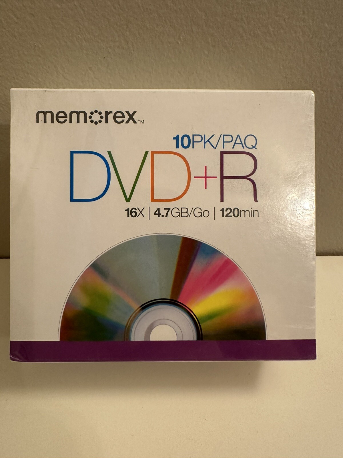 Memorex 4.7Gb/16x DVD-R 10 Pack Slim Case