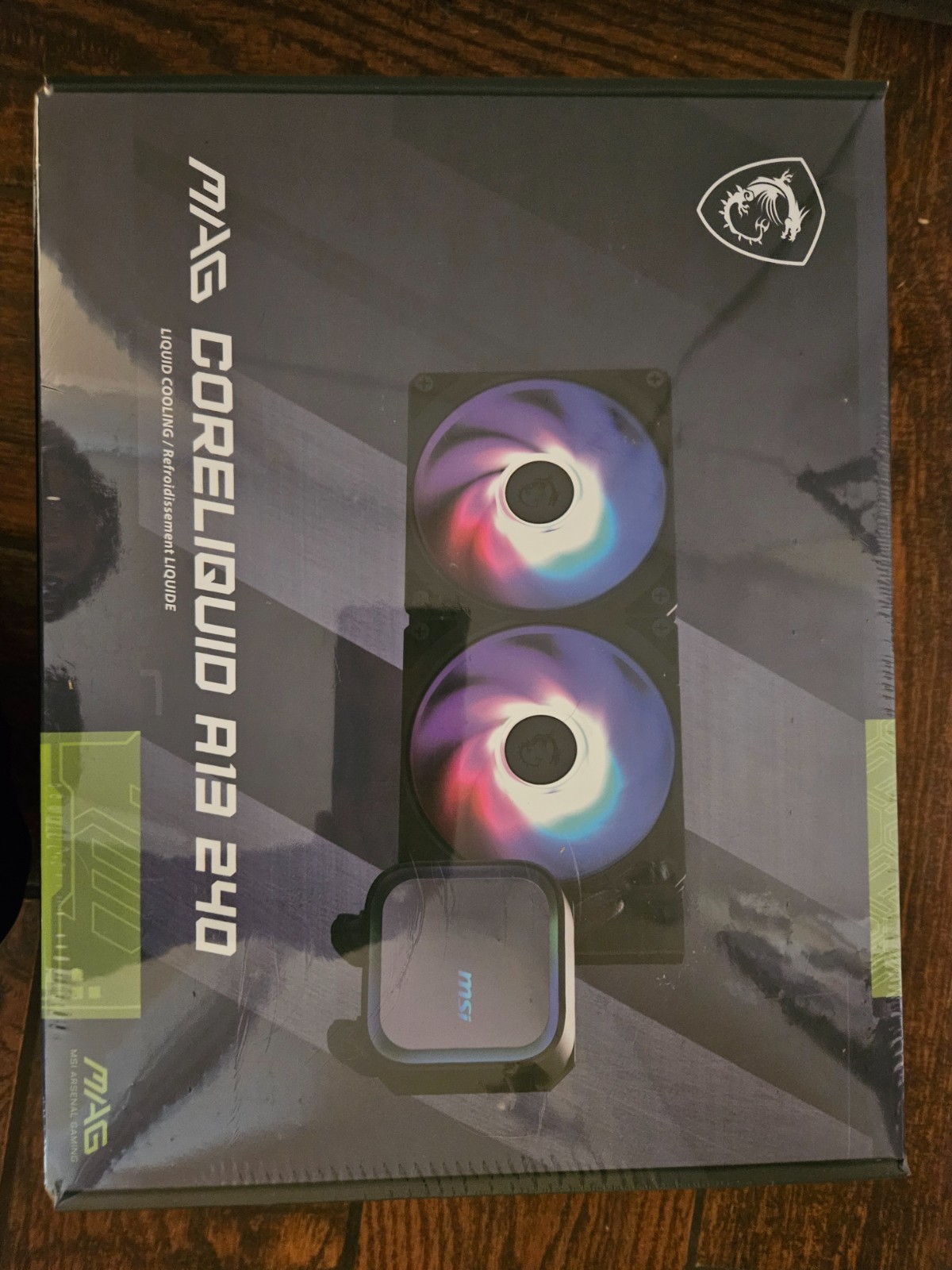 New, Sealed, MSI MAG Coreliquid A13 240 Black ARGB