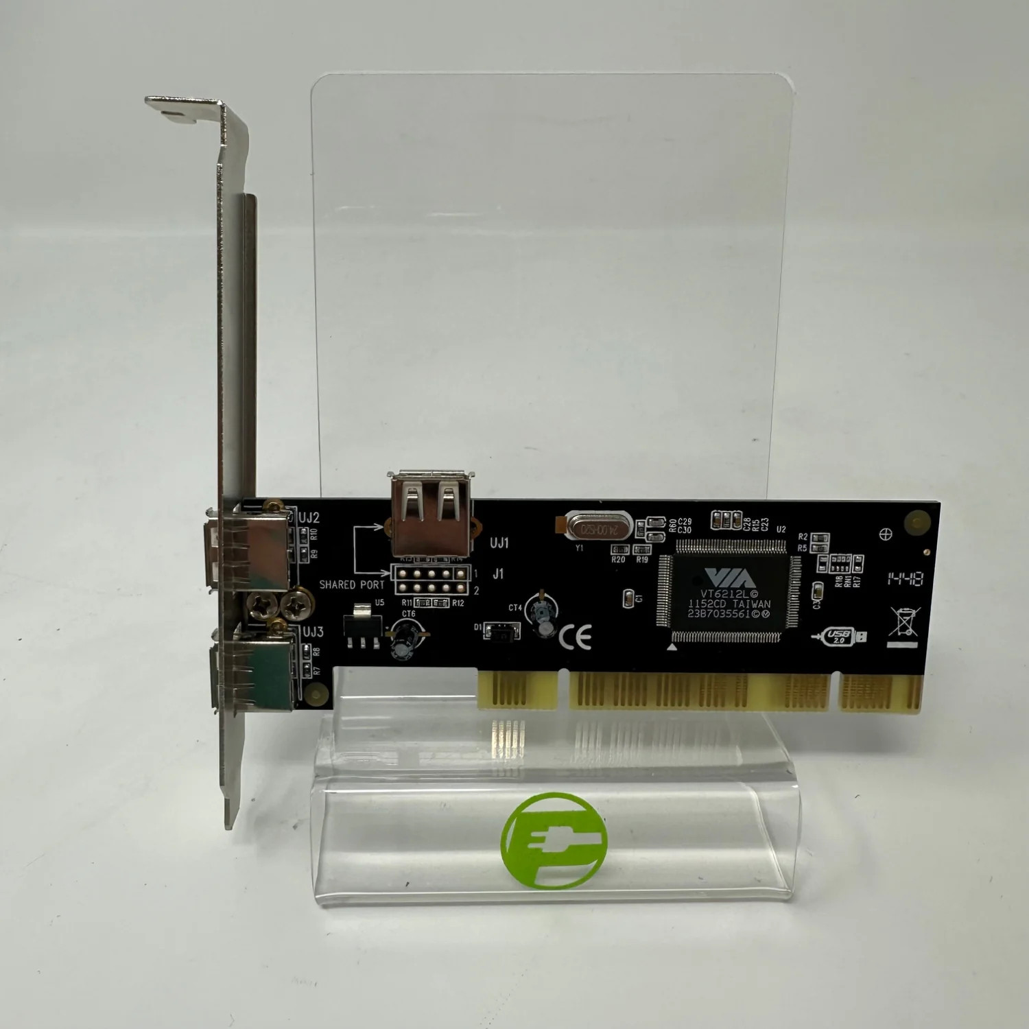 Lindy PI26212-6X2C PCI 2x Port USB 2.0 USB Card PCI220USBLP