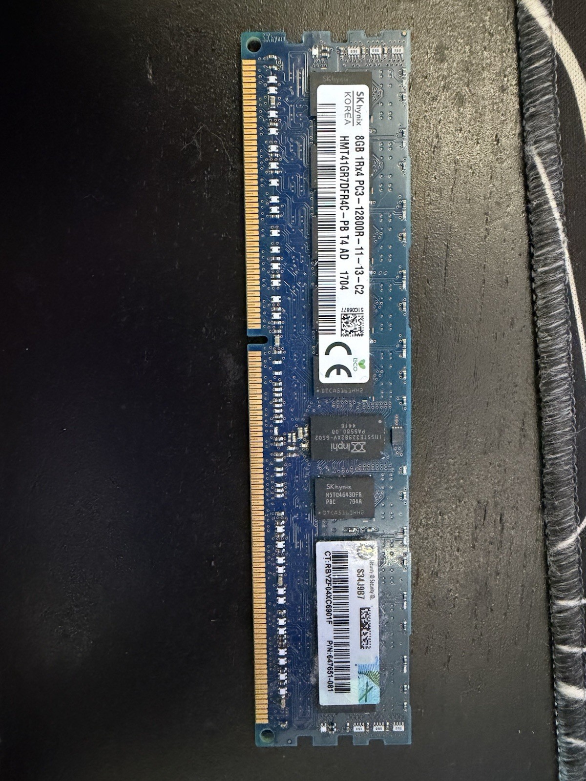 Hynix 8GB DDR3-1600 PC3L-12800U PC Memory RAM