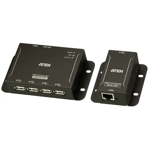 ATEN UCE3250-AT-G UCE3250 4-Port USB 2.0 CAT5 Extender up to 50 meters