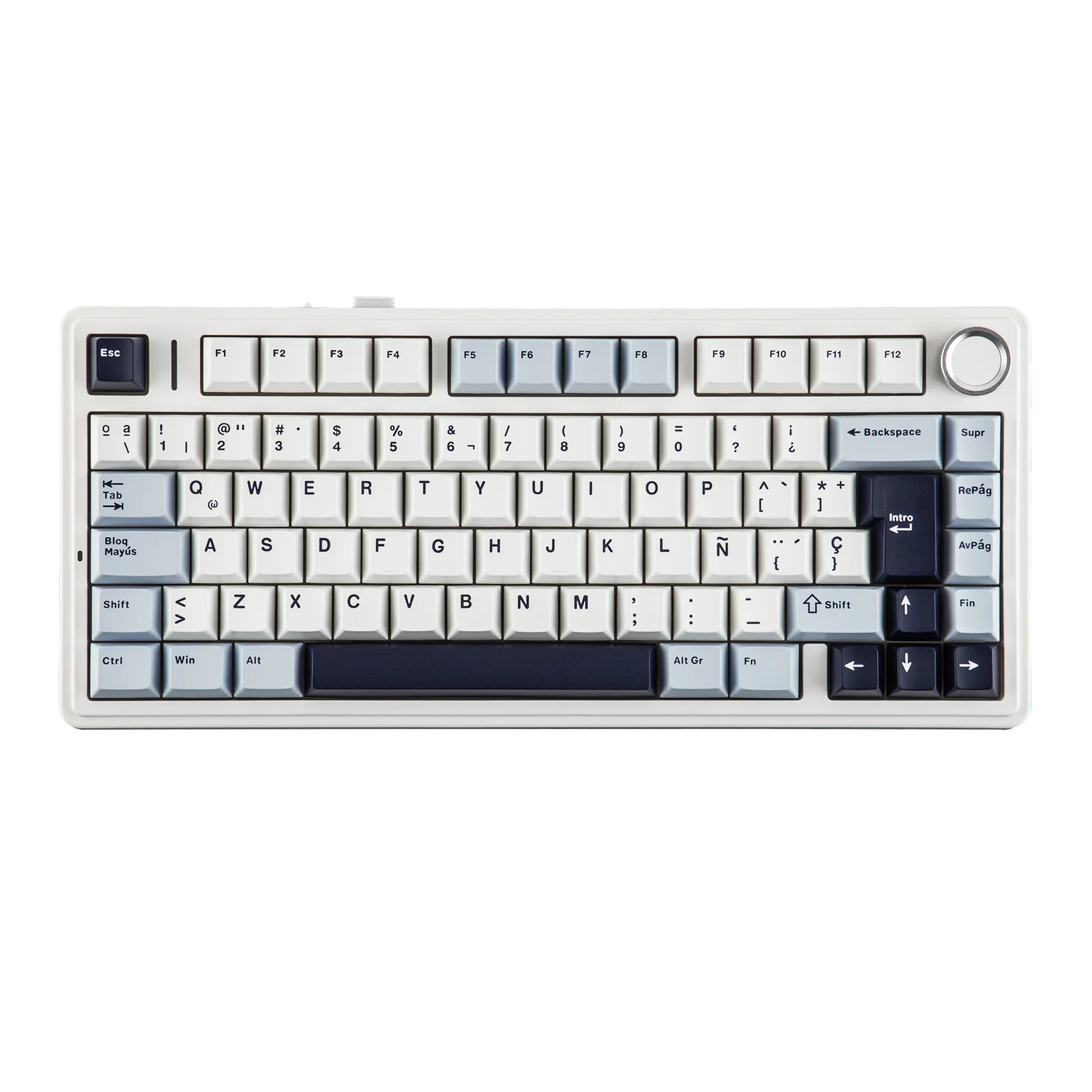 EPOMAKER AULA F75 75% Spanish ISO Wireless Mechanical Gaming Keyboard Hot-Swap