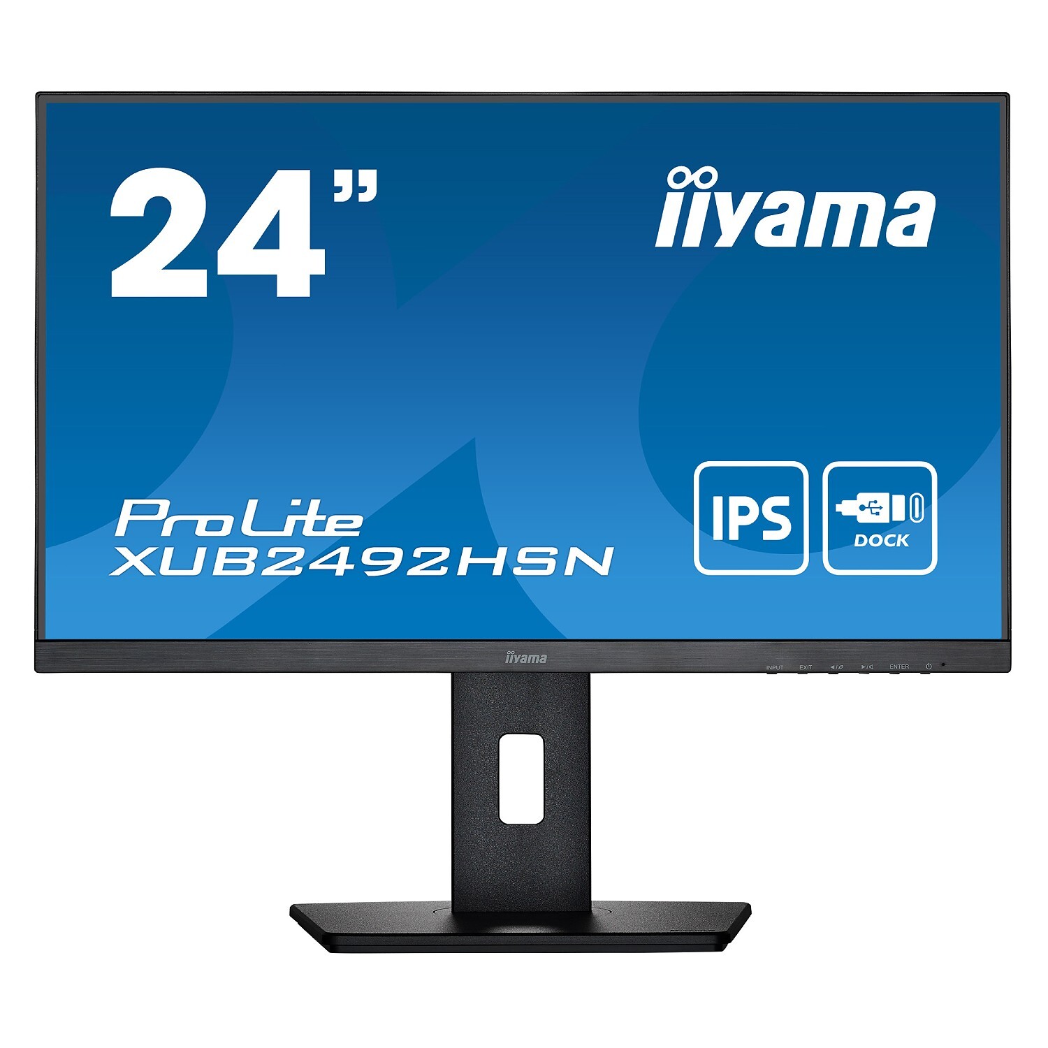 IIYAMA 24" ProLite IPS FHD 75Hz 4ms Monitor 250 cd/m2 1:1000 XUB2492HSN-B5